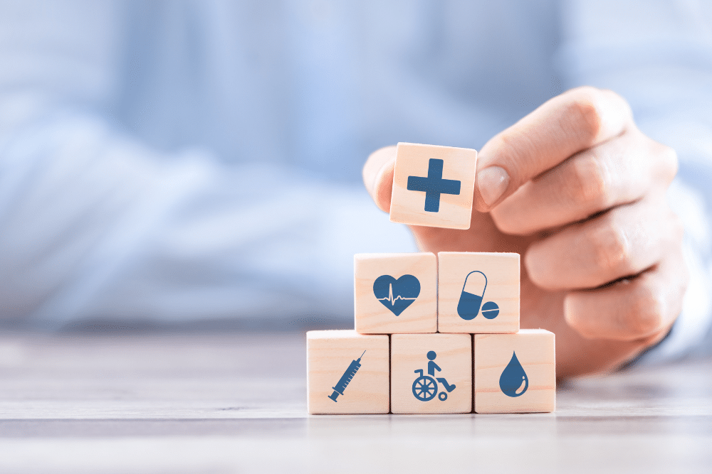 wooden blocks medical related